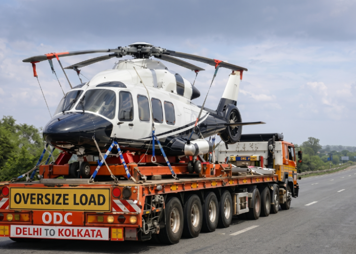 Safe and Bonded Transport of High Value Helicopter Across 1600 Kms Safe and Bonded Transport of High Value Helicopter Across 1600 Kms