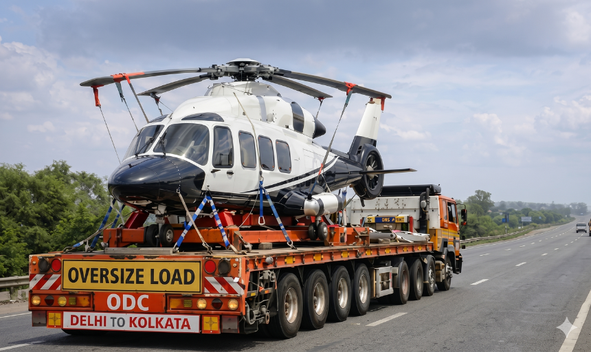 Safe and Bonded Transport of High Value Helicopter Across 1600 Kms
